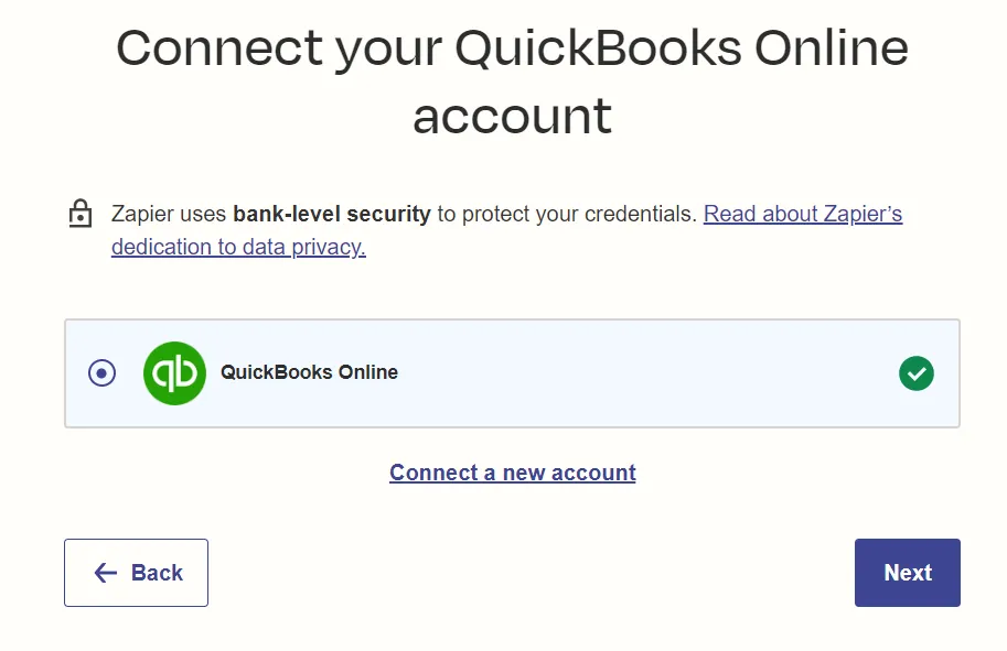 Sign in to your QuickBooks account<