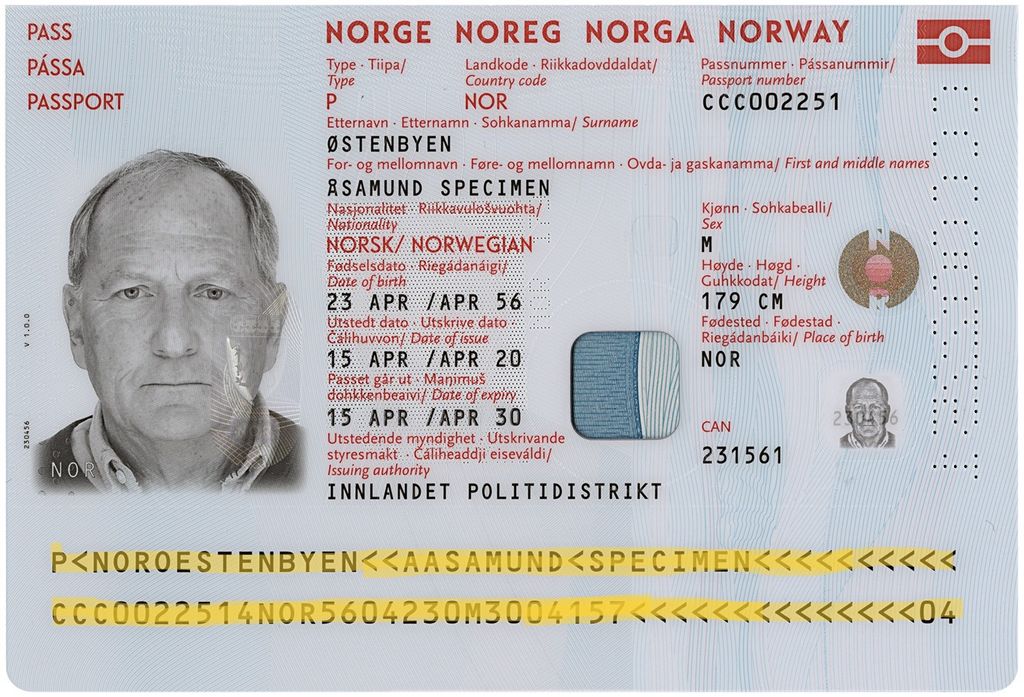 A screen capture of passport