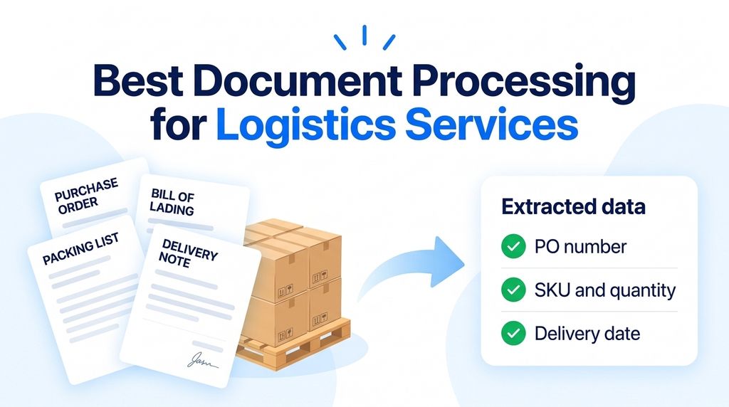 Cover image for Best Document Processing Solutions for Logistics Services (2026)