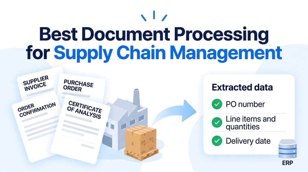Cover image for Best Document Processing Solutions for Supply Chain Management (2026)