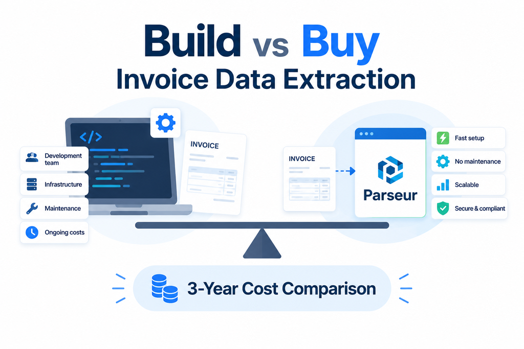 Cover image for Build vs Buy Invoice Data Extraction - 3-Year Cost Comparison