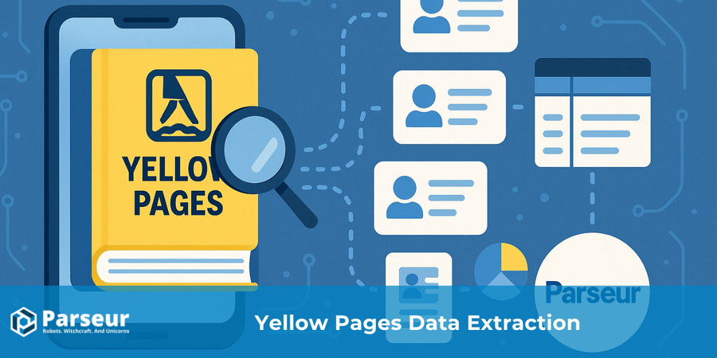 Cover image for Come Estrarre Dati di Contatto dalle Directory Yellow Pages con Parseur