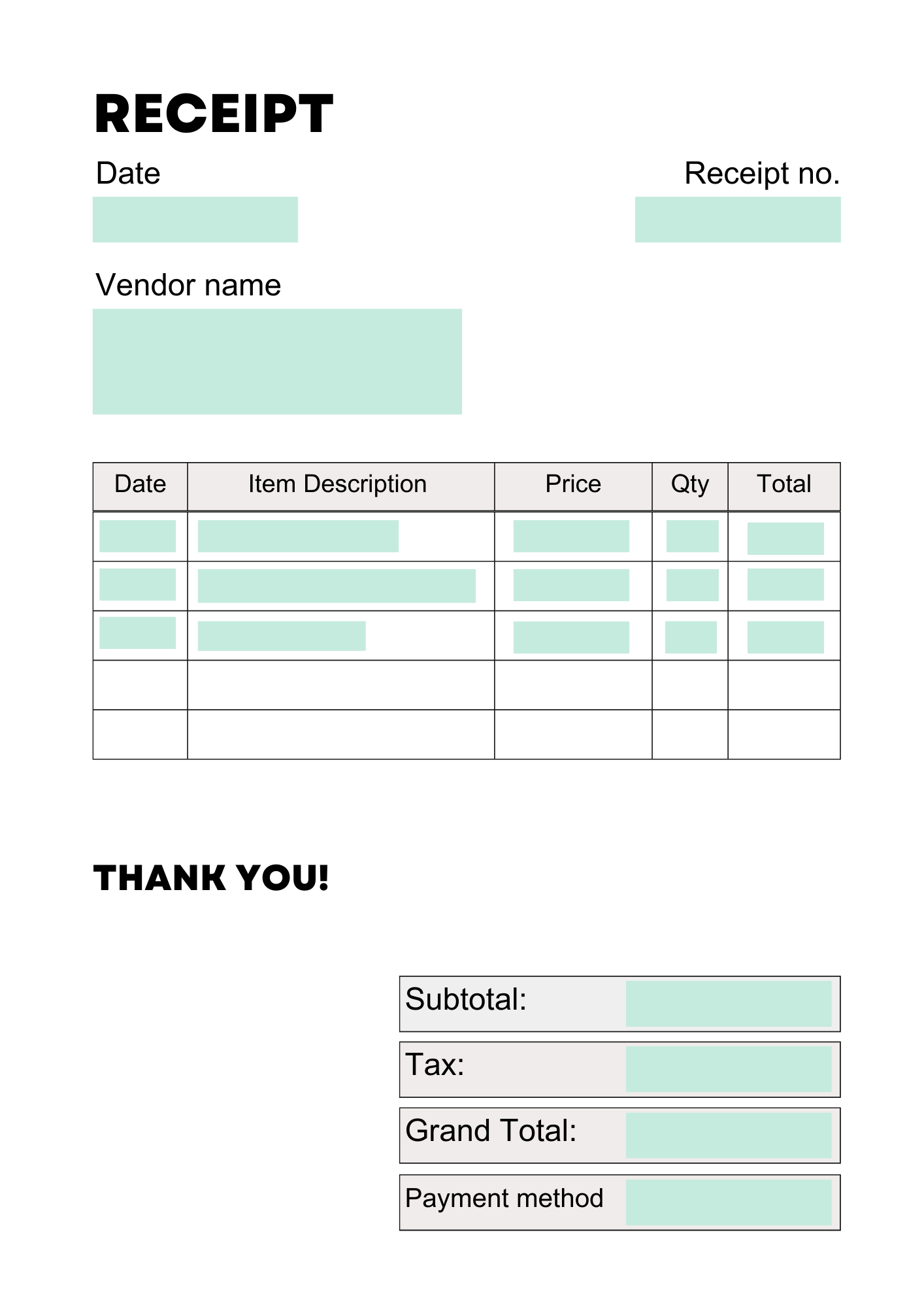 Receipt OCR | Parseur®