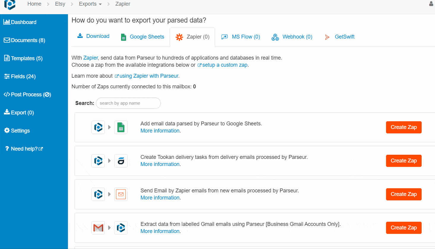 Exporter des données vers Google Sheets