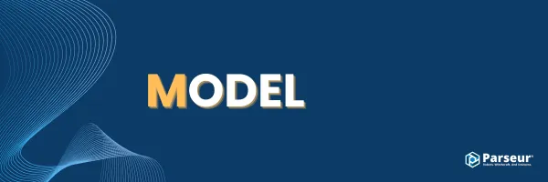 MODEL Eine Infografik