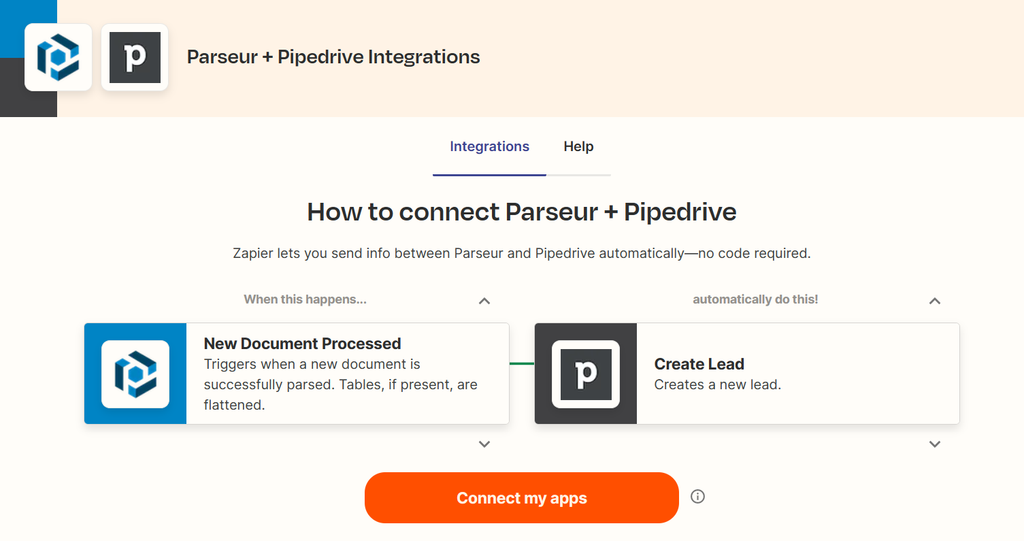 Parseur + Pipedrive