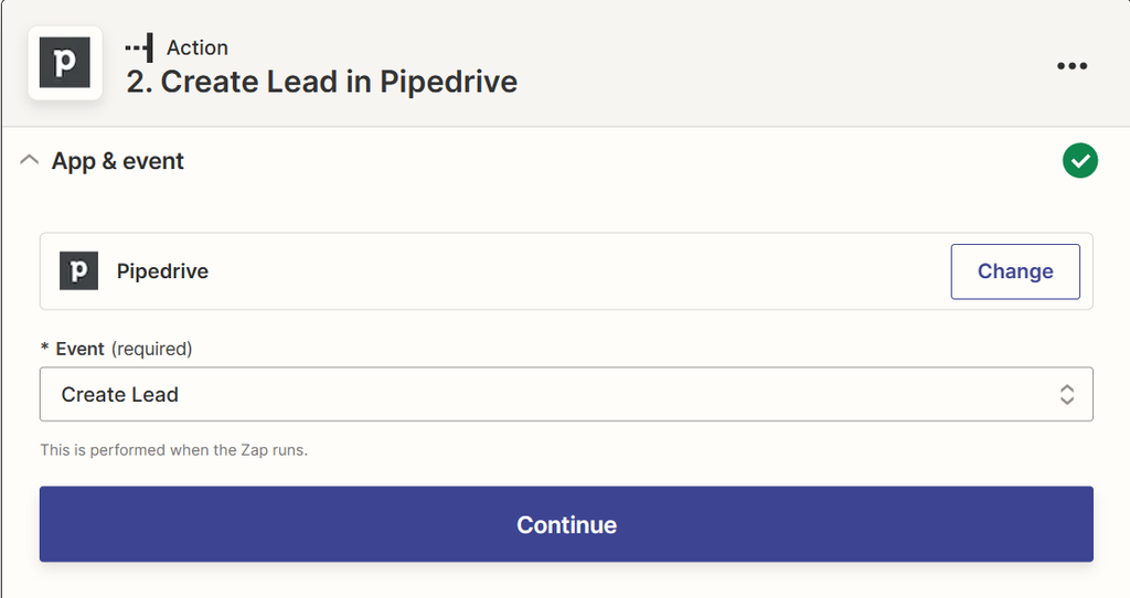 Connect Pipedrive with Zapier