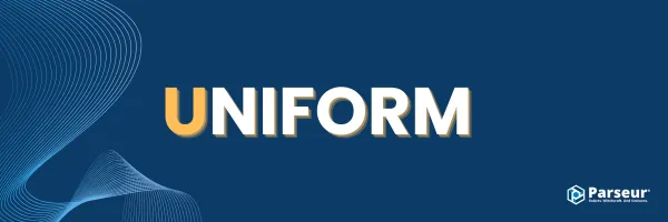 UNIFORM Eine Infografik
